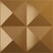 Ekena Millwork 11 7/8in. W x 11 7/8in. H Tirana EnduraWall Decorative 3D Wall Panel Covers 0.98 Sq. Ft. WP12X12TIDVG - alternate 1